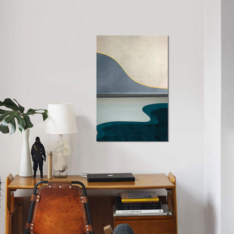 «Minimal Landscape V», reproduction sur toile, H 26 po x l 18 po x P 1,5 po, Toile tendue, Pas de tapis
