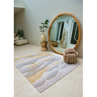 Abstract Recycled P.E.T Area Rug