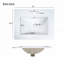 Meuble-lavabo compact avec lavabo en céramique, 2 tiroirs et 1 porte à fermeture en douceur pour un rangement efficace-117546523