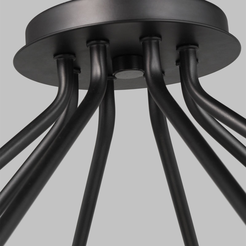 Anika 8 Light Metal Dimmable Sputnik Chandelier