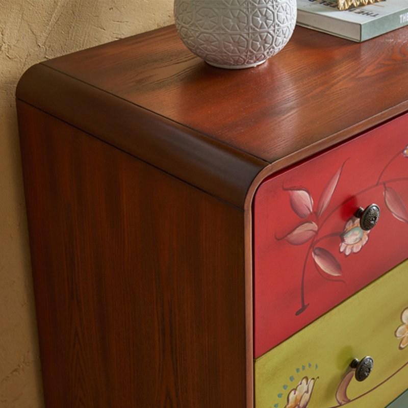 American style painted drawer accent chest