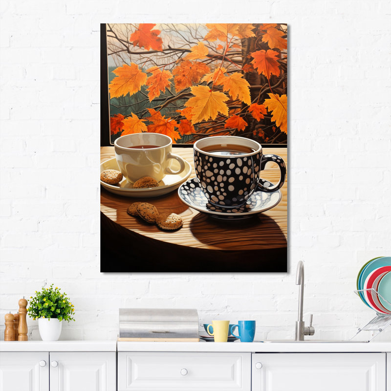 Chenana " Coffee Black Brew This ", 20" H x 12" W x 1" D, Wrapped Canvas