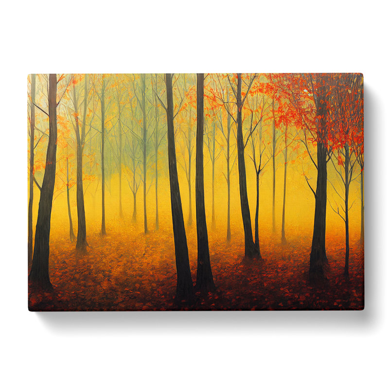 Enviable Autumn Forest - Wrapped Canvas, 40cm H x 60cm W x 3cm D