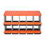 2 Tiers Chicken Nesting Boxes, 10 Compartments, Metal Egg Laying Boxes With Protective Collection Lids, Roll Out Nesting Box, Easy To Assemble, Ideal For Hens, Ducks, Chickens, And Other Poultry