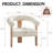 Upholstered Barrel Accent Chair Armchair Set of 2-2027792894