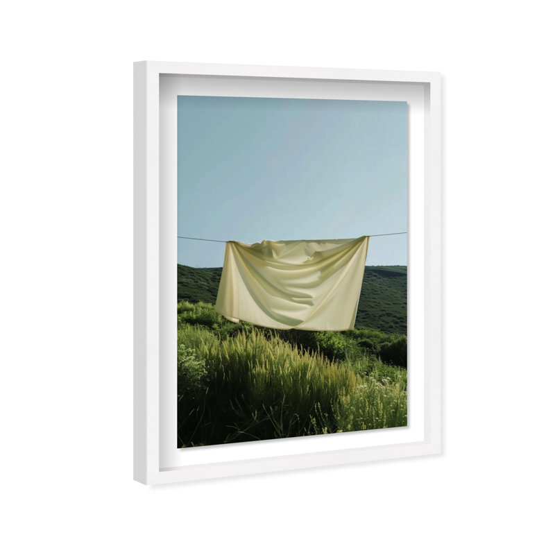 Floating Cotton I Print by Oliver Gal, 37.5"H x 25.5"W, White Shadowbox
