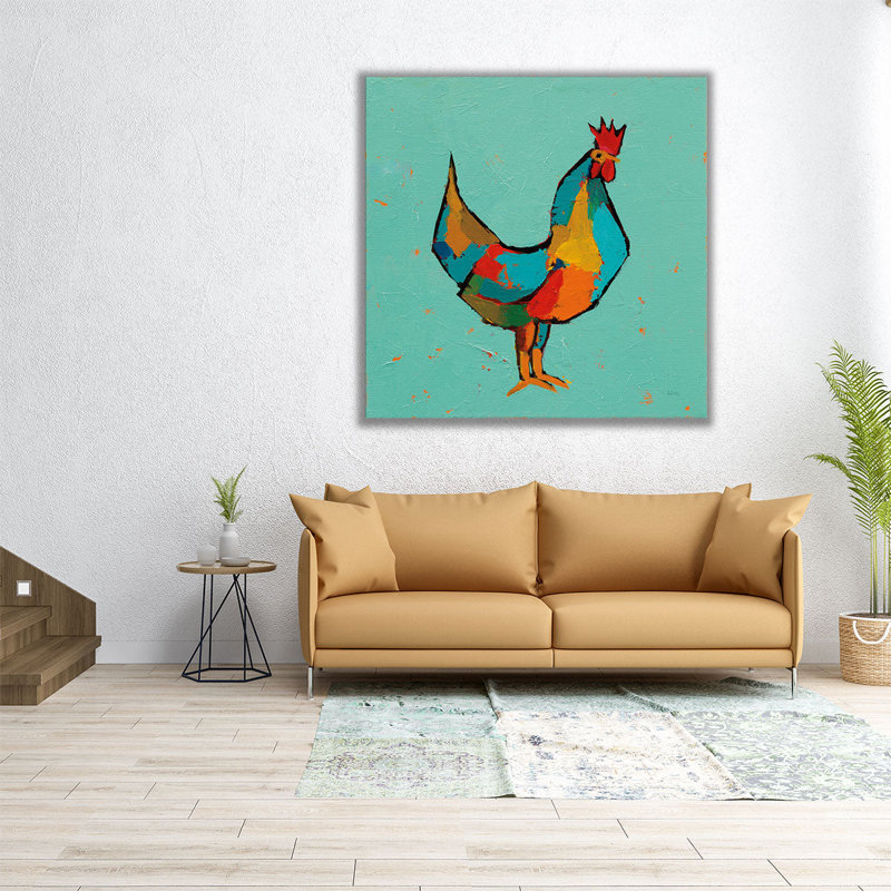 «The Strutter», reproduction d'art sur toile, H 12 po x l 12 po