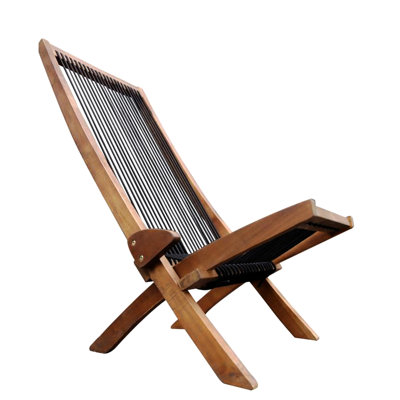 Solid Wood Folding Chair For Outdoor Recreation - Great No Assembly Effortless Storage And Transit Roping Indoor Stylish Spaces Requirement Easy Transport