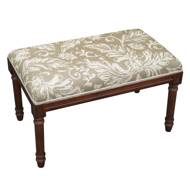 Banc rembourré Billiot, Taupe 1