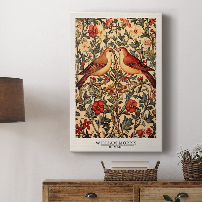 Wm Morris Series CXLI -Galerie enveloppée Cavas, H 27 po x l 18 po