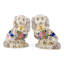 Porcelain Staffordshire Dog Figurines Pair