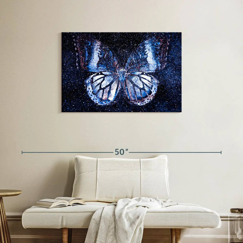 Cosmic Butterfly, 24" H x 36" W