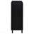 2-Door Black Storage Organizer Cabinet For Bedroom Use-229564294