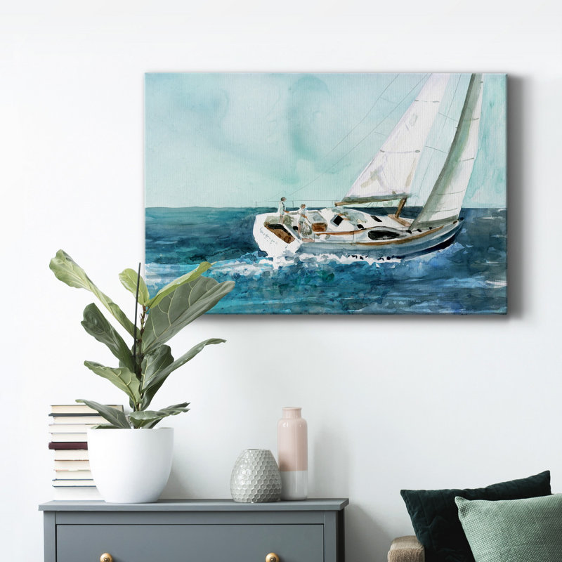 Voile Delray - peinture sur toile tendue, H 36 po x l 24 po x P 1 po