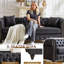 Canapé Chesterfield de salon avec accoudoirs roulés-1228629215