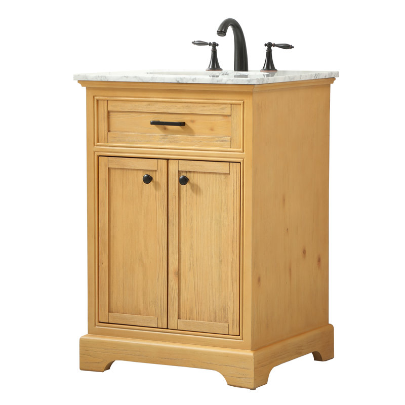 Ensemble de meuble-lavabo simple 24 po Hermes, Naturel