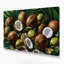 Fruit, noix de coco, art mural sur toile-1221444643