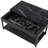 Secure Rectangular Double-Layer Coffee Table with Hidden Storage & Fingerprint Lock