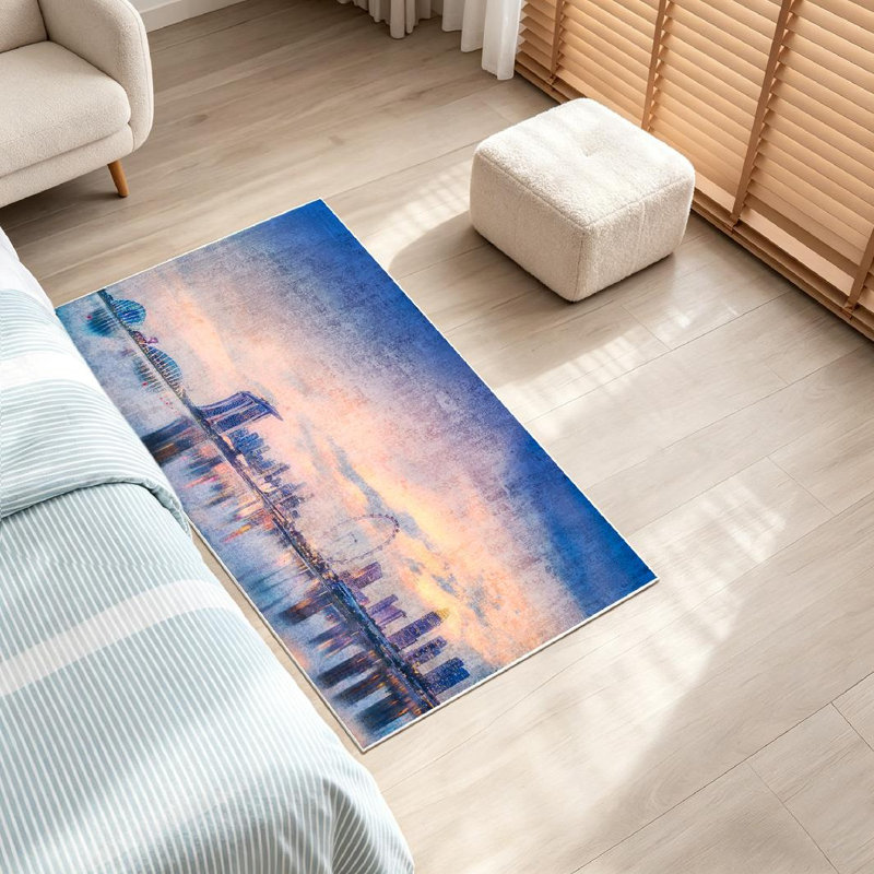 Tapis d'intérieur transparent Clear Skyline, Rectangle 32" x 47"