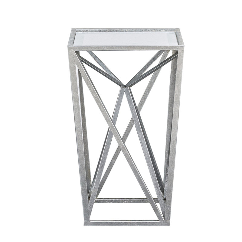 Degarmo Glass Top End Table