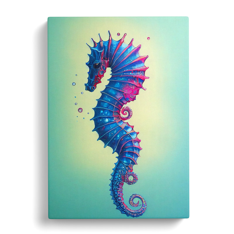Seahorse Vol.4 - Wrapped Canvas, 76cm H x 50cm W x 3cm D