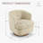 Billingslee 30'' W Swivel Barrel Accent Chair-1247297452