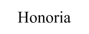 Honoria Logo