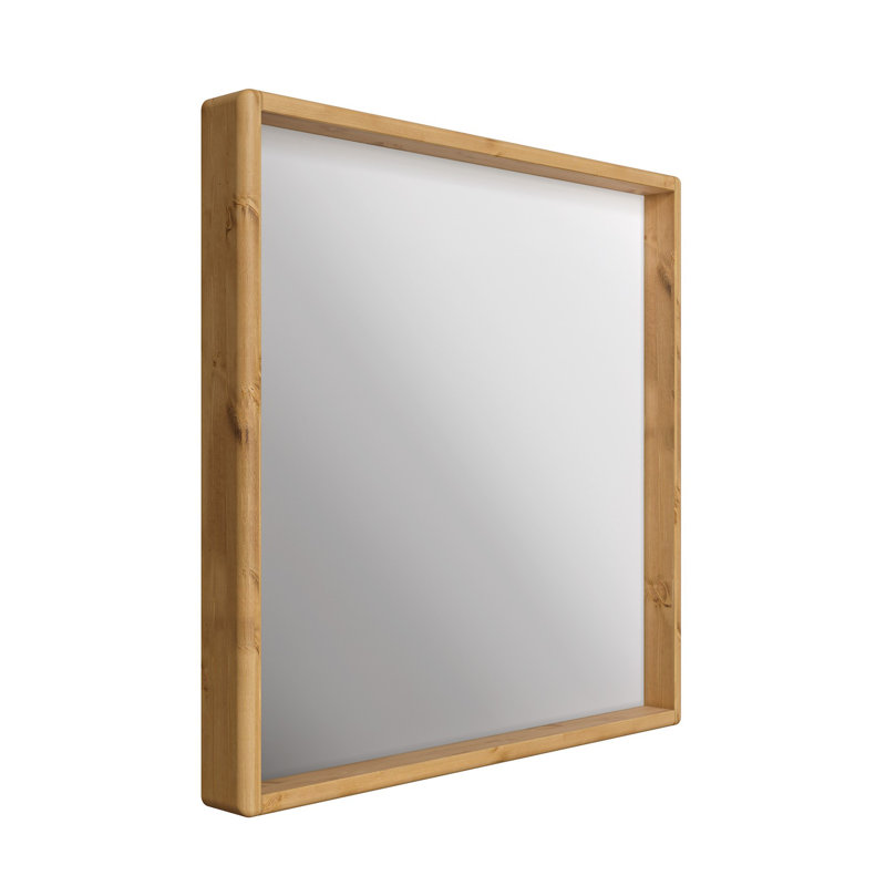 Flat Mirror, Natur Brouwn Oil