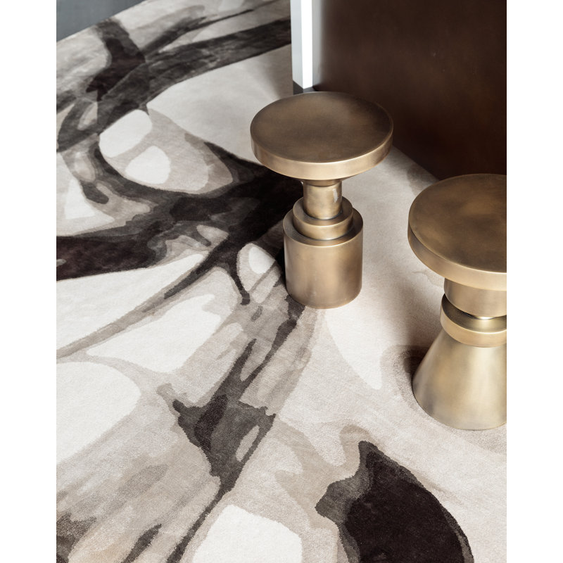 Adam Hunter Smoke Flint Area Rug, Rectangle 12' x 18'