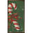 Candy Cane With Red Bow-710209619