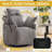 Round Swivel Recliner with Adjustable Headrest, Power & Manual Options-2038766917-2038766912