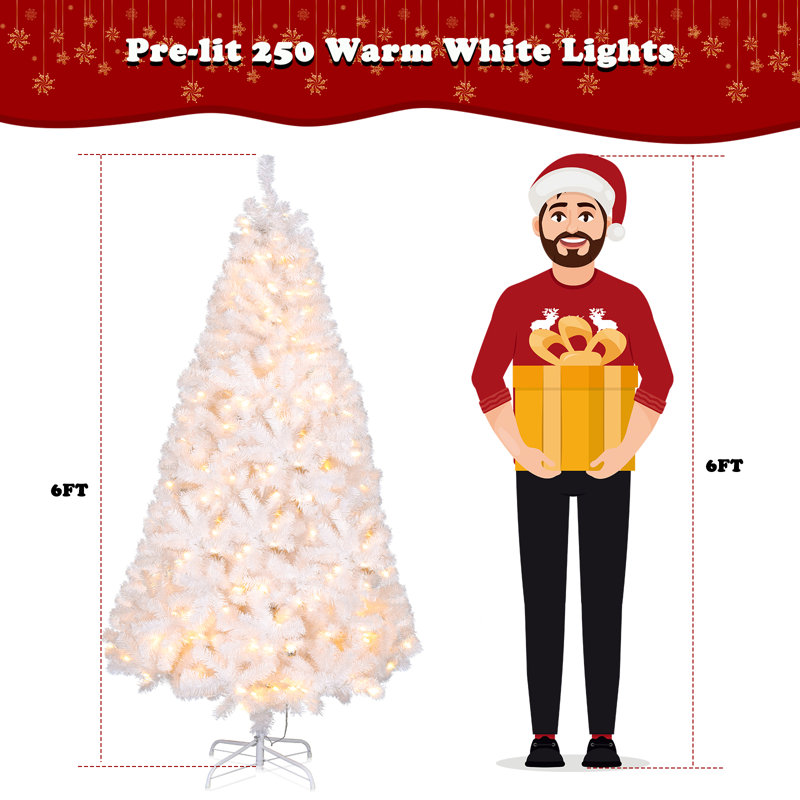 Lighted Artificial Christmas Tree