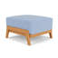 Alpine Outdoor Teak Ottoman-350651370