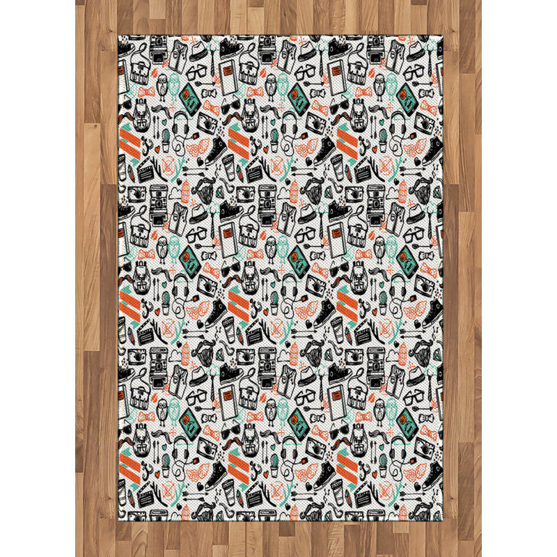 Tapis décoratif Indie High Density, Rectangle— 4 pi x 5 pi 8 po