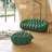 Kayi 98.43" Upholstered 3-seat Pumpkin-shaped Compression Sofa With Ottoman, No Assembly Required-112472614