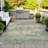 Machine Washable Indoor/Outdoor Xhevrie Seafoam Rug-112027433