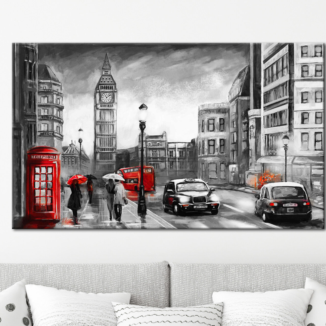 Unframed Rolled Canvas Printing London