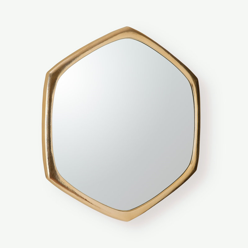 Hexagon Aluminium Mirror