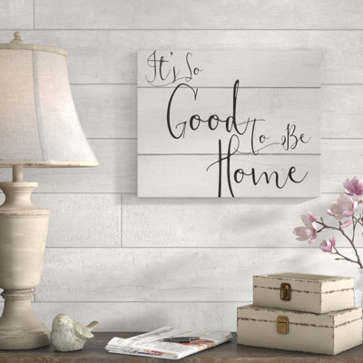" It's So Good To Be Home " by Daphne Polselli