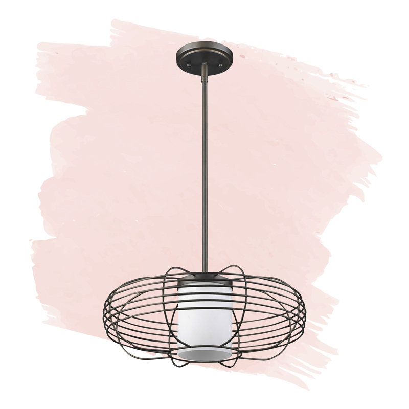 Iroha 1 - Light Oil Rubbed Bronze Unique/Statement Pendant