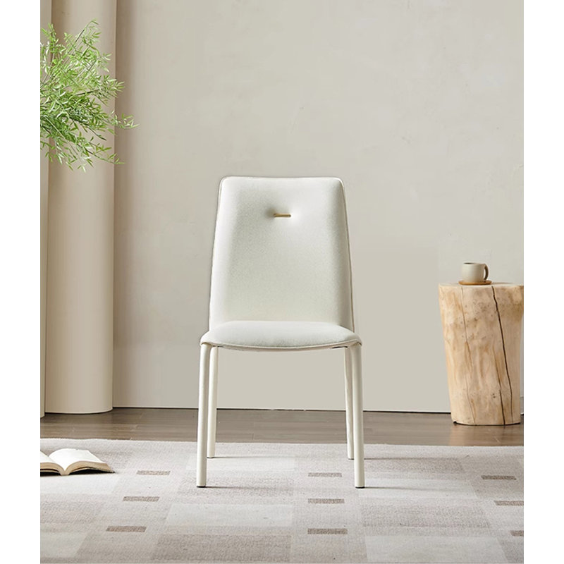 Chaise de salle à manger en cuir italien