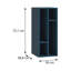 Rydar 72.1cm H x 30cm W Standard Bookcase-124889469
