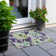 Machine Washable Indoor/Outdoor Claudian ACN1485 Purple Rug