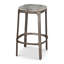 Marbelle - Alfie Marble Counter Stool - Toronto Sand/Antique Nickel Finish-829767117-829767104