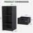 Outdoor Wicker Storage Cabinet with Drawer 3-Tier Poolside Storage Shelf for Garden, Backyard-128524580