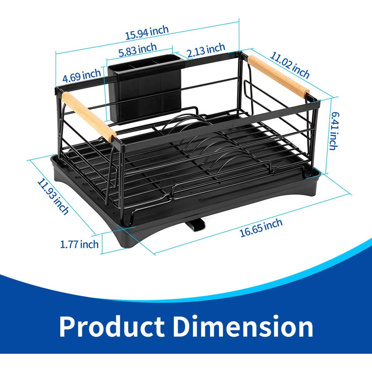 ASTER-FORM CORP Plastic Wood Dish Rack