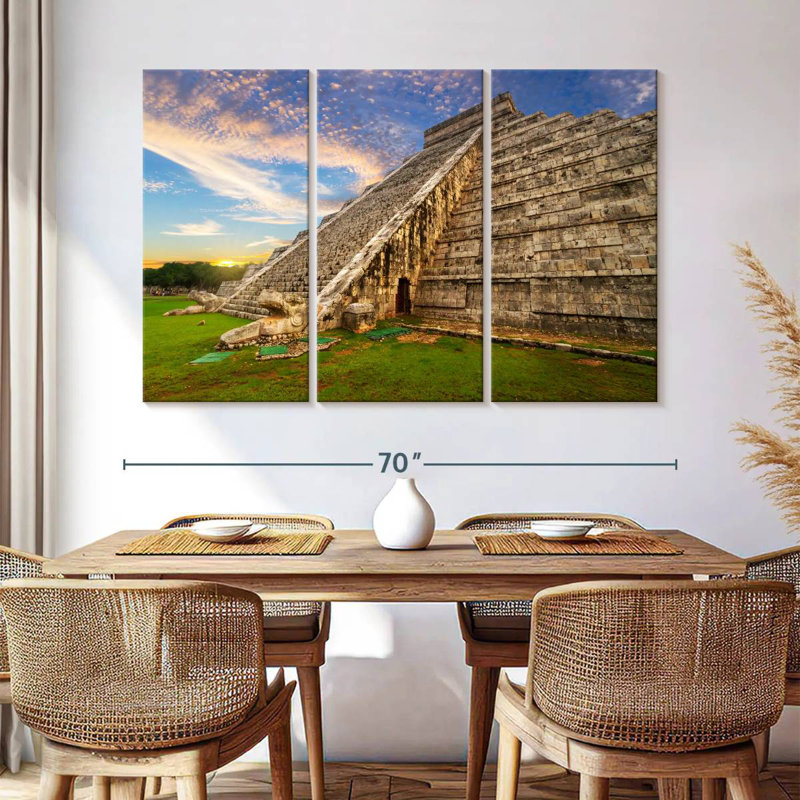 Adella Kukulcan Step Pyramid, 42" H x 65" W