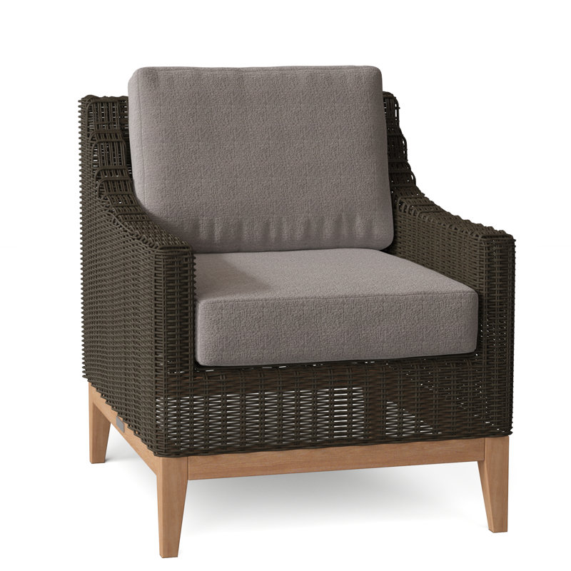 Frances Outdoor Lounge Chair, Ash, Frances Black