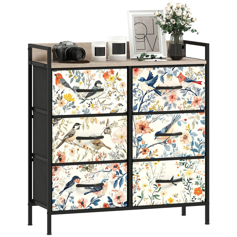 79cm W 6 - Drawer Chest of Drawers