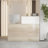 Rectangle Solid + Manufactured Wood Reception Desk with Filing Cabinet